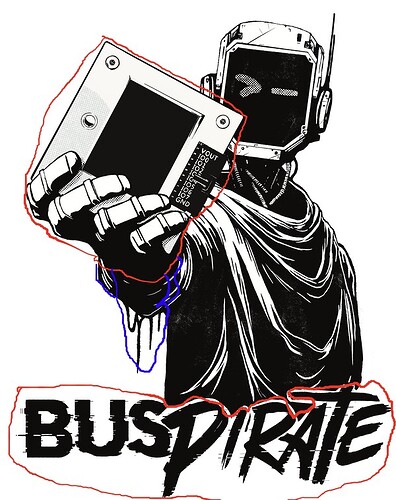Bus Pirate - Large Raster-layers